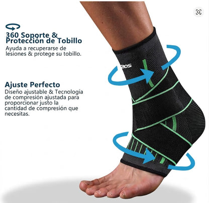 Tobillera de Compresión Ajustable